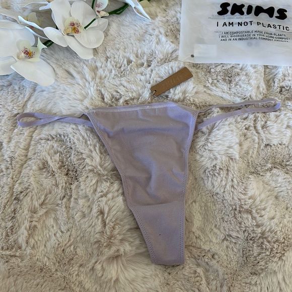 SKIMS Other - SKIMS T-String Thong Iris Mica Size 3X